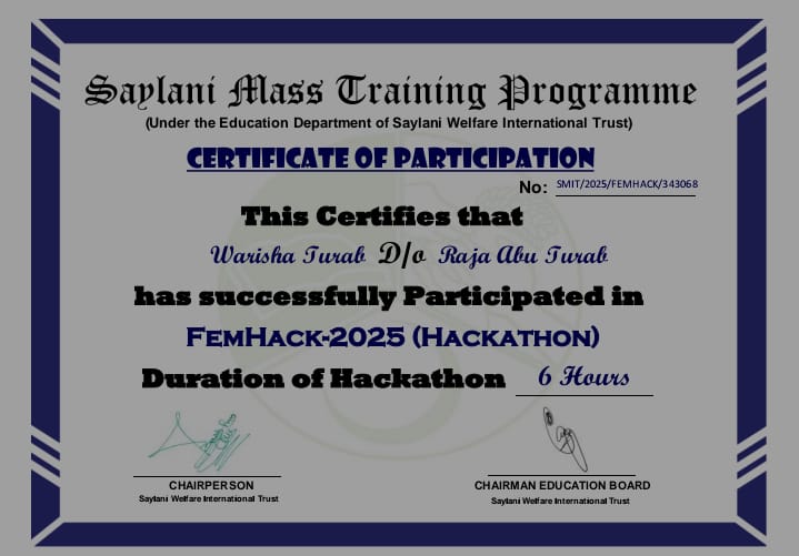 Web Development Certificate